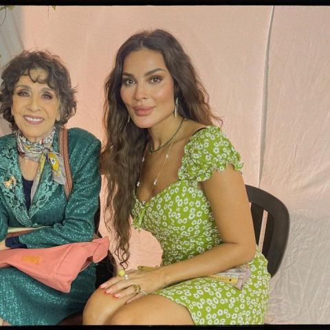 سامية الجزائري و نادين نجيم - صورة من انستقرام