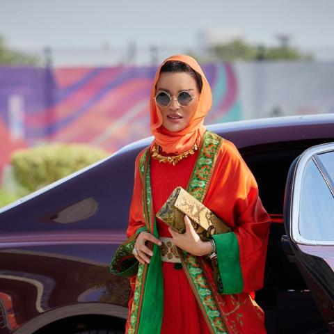 الشيخة موزة بنت ناصر - صورة من انستقرام