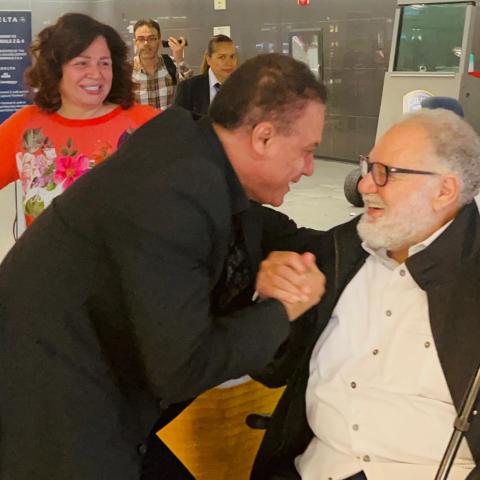 يحيى الفخراني والهام شاهين - صورة من انستغرام @elhamshahin1