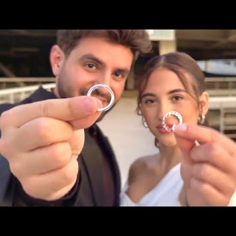 غيث مروان وسارة الورع - سوشيال ميديا