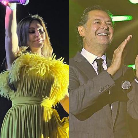 إليسا وراغب علامة - مصدر الصورة : تويتر