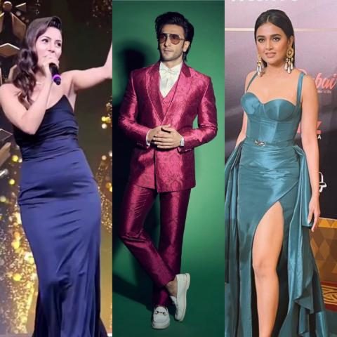 شاهيناز غيل، رانفير سينغ وغيرهم  في فيلم فير Filmfare دبي 