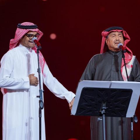 محمد عبده ورابح صقر - صورة من السوشيال ميديا