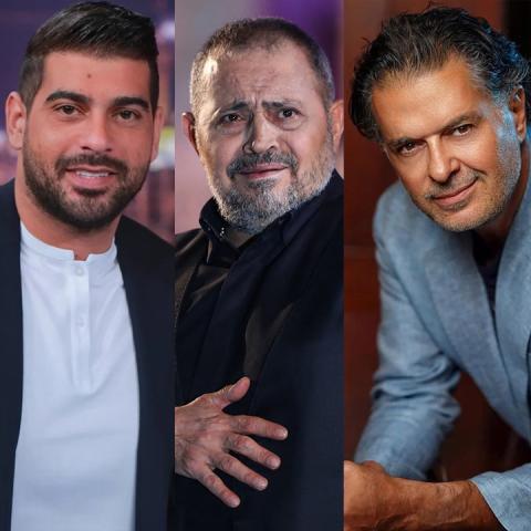 راغب علامة - جورج وسوف - آدم - من السوشيال ميديا