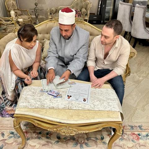 زواج شيرين عبدالوهاب و حسام حبيب من جديد