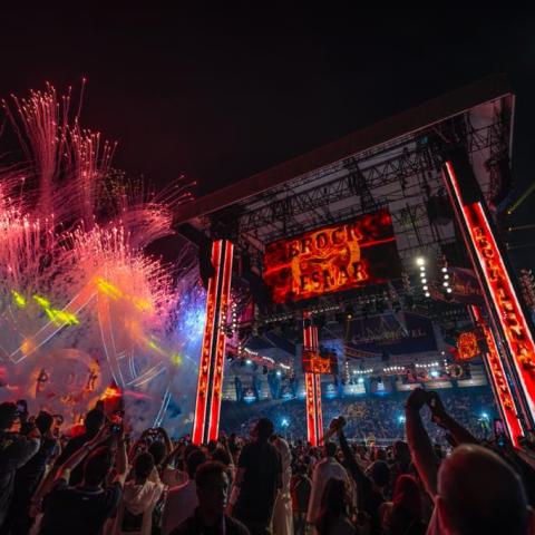 لقطة من كراون جول WWE - صورة من حساب RiyadhSeason على تويتر