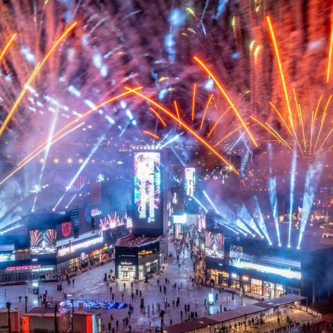 صورة سابقة لافتتاح بوليفارد رياض سيتي - صورة من تويتر