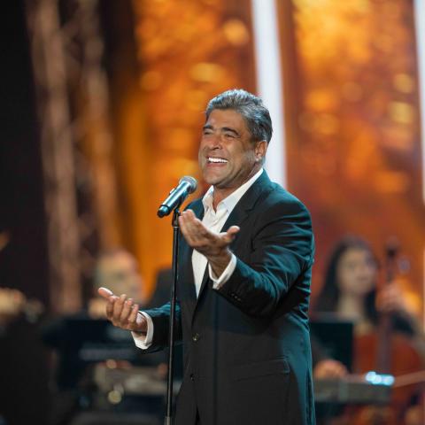 وائل كفوري - صورة من حساب majaztheatre على تويتر