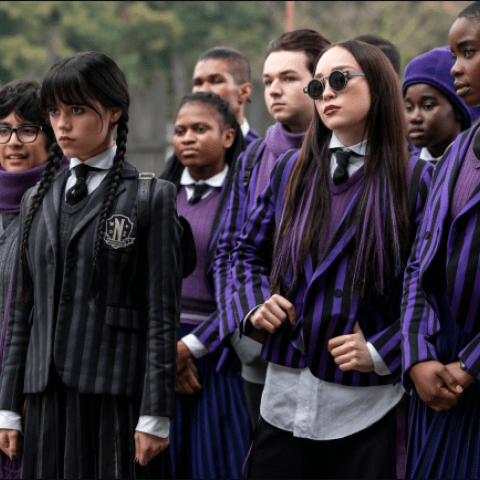 مسلسل Wednesday - مصدر الصورة إنستغرام