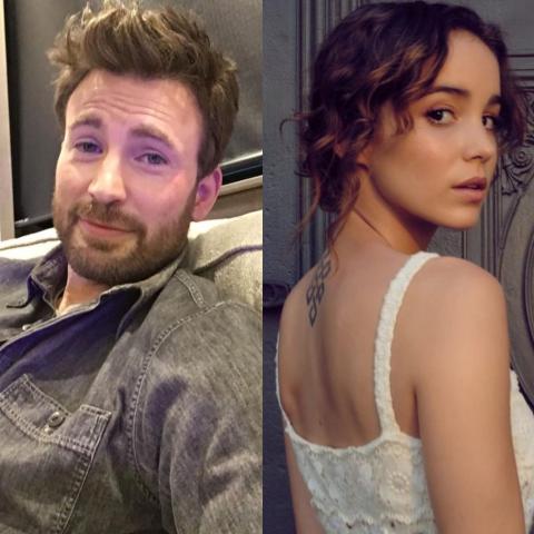 ألبا بابتيستا وكريس ايفانز- الصور من صفحاتهما على انستقرام معدلة