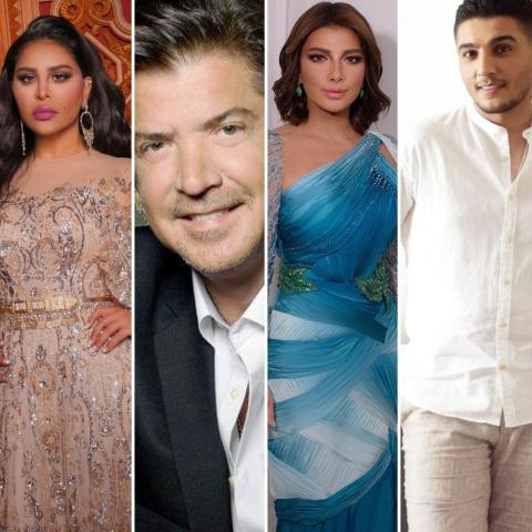 محمد عساف وأصالة و وليد توفيق وأحلام