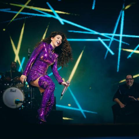 ميريام فارس في القرية العالمية بدبي