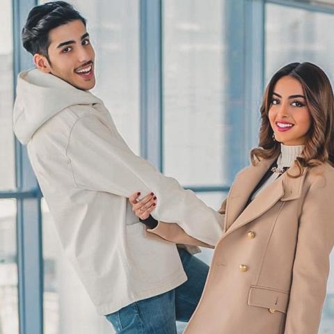 جود عزيز وطلال باسم - صورة من السوشيال ميديا