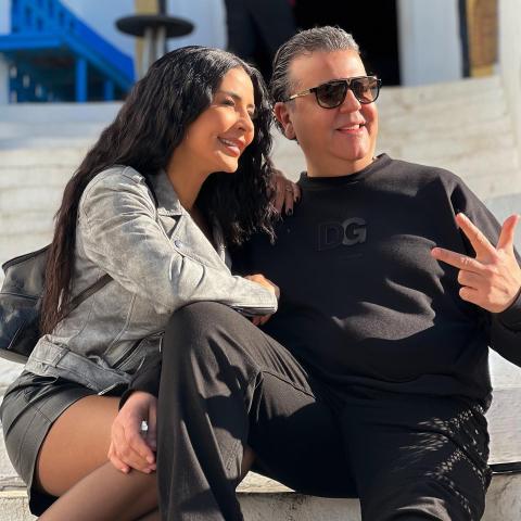 جمال سنان وماغي أبو غصن - صورة من غنستقرام