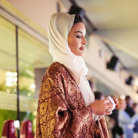 الشيخة موزا بنت ناصر المسند - صورة من انستغرام @mozabintnasser