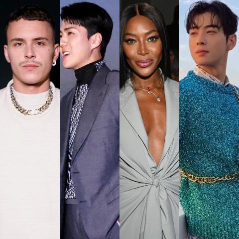 ديور تضيء الأهرامات بمجموعتها الرجالية 2023  - صور من السوشيال ميديا