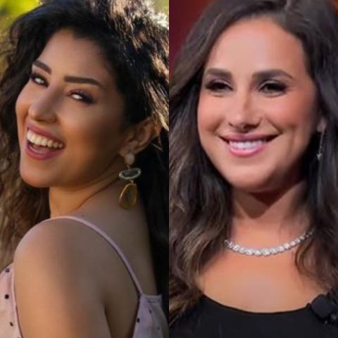 شيري عادل و أيتن عامر - صورة من السوشيال ميديا