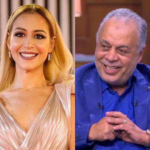 اشرف زكي - منة شلبي - صورة من السوشيال ميديا