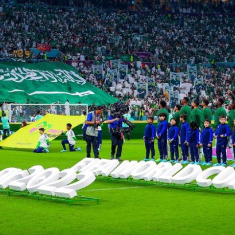 صورة من حساب وزير الرياضة السعودي الأمير عبدالعزيز بن تركي الفيصل على تويتر