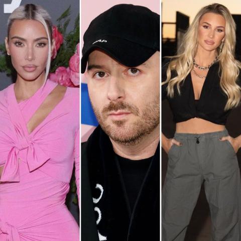 كيم كارداشيان وبريتاني الديان و Demna - صورة معدلة من السوشيال ميديا