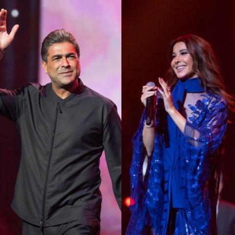 نانسي عجرم ووائل كفوري في موسم الرياض