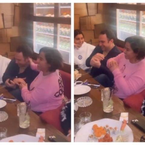 شيرين بأحدث ظهور مع حسام حبيب وإبنتها.. ترقص بعفوية