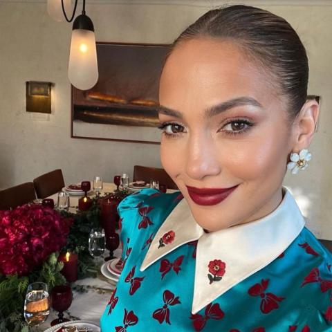 جينيفر لوبيز خلال عيد الميلاد - إنستغرام