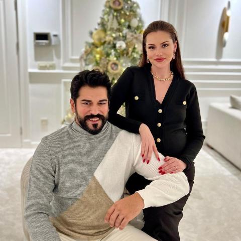 بوراك أوزجفيت وفهرية أفجان -صورة من انستقرام