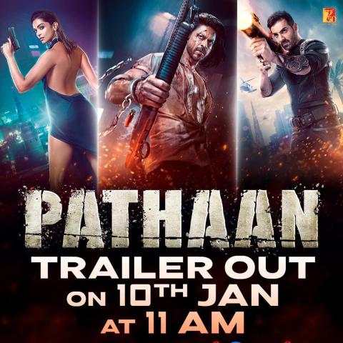 بوستر فيلم Pathaan - انستقرام @iamsrk