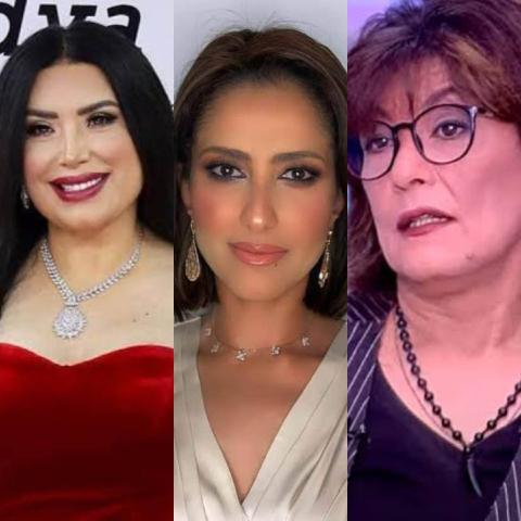 سماح أنور وحنان مطاوع وعبير صبري