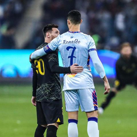 كريستيانو رونالدو - ليونيل ميسي ، تويتر