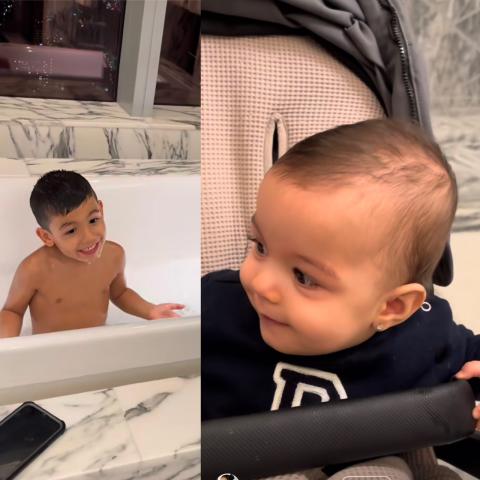 بيلا وماتيو - أطفال جورجينا وكريستيانو