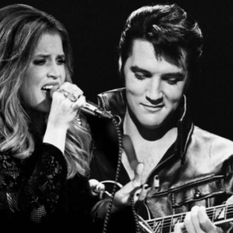 الفيس بريسلي وليزا ماري - صورة معدلة (إنستغرام )