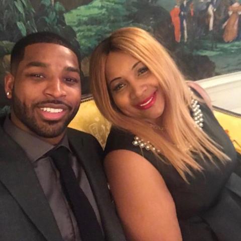 تريستان طومسون ووالدته - صورة من إسنتقرام @realtristan13