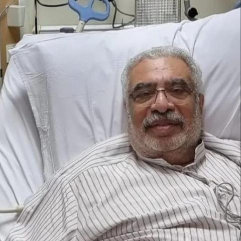 غازي حسين في المستشفى - تويتر