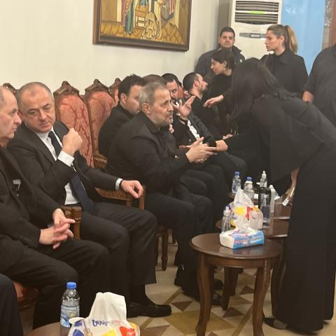 عزاء الراحل وديع جورج وسوف