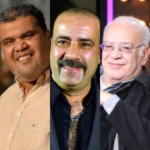 صلاح عبد الله ومحمد سعد وأحمد فتحي