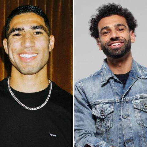 محمد صلاح و أشرف حكيمي - صورة معدلة