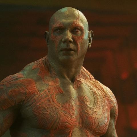 ديف باتيستا بشخصية Drax في Guardians of the Galaxy