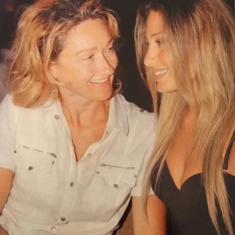 ميرفا القاضي مع خالتها الراحلة - إنستغرام