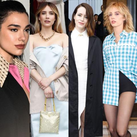 مايا هوك - كلير فوي - إيما روبرتس - دوا ليبا ، صورة معدلة