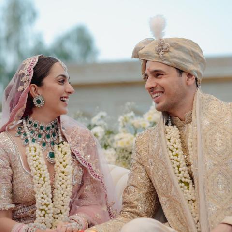 سيدهارت مالهوترا و كيارا أدفاني - صورة من انستقرام