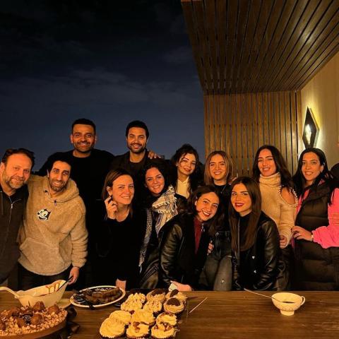 صنّاع عمل &quot;أزمة منتصف العمر&quot;- انستقرام @rihamabdelghafour