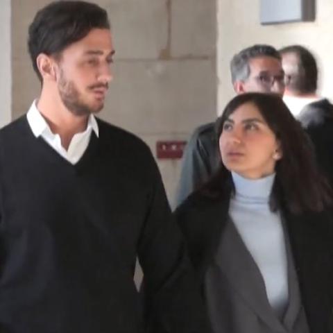 سعد لمجرد - وزوجته - صورة من فرانس بريس