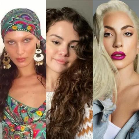 ليدي غاغا وسيلينا غوميز وبيلا حديد- الصور من انستقرام النجمات