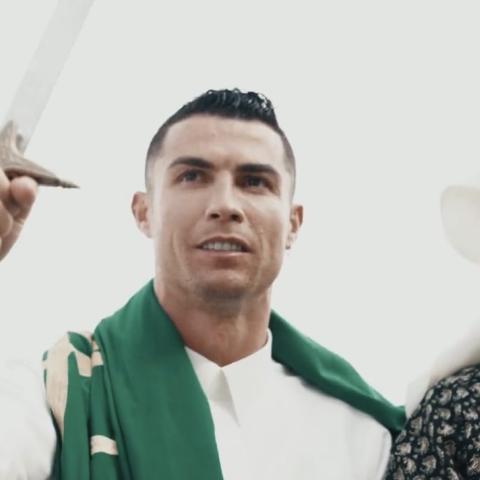 كريستيانو رونالدو-صورة معدلة من السوشيال ميديا