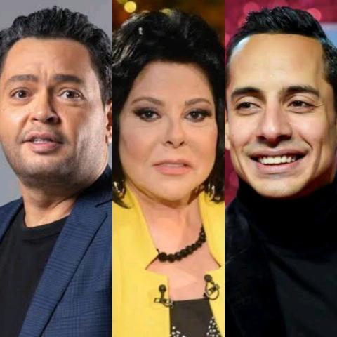 إسعاد يونس وأحمد رزق وعمرو وهبة