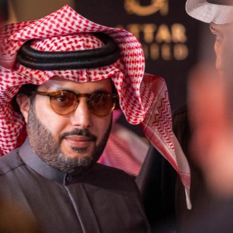 معالي المستشار تركي آل الشيخ من حفل ليلة صوت الأرض