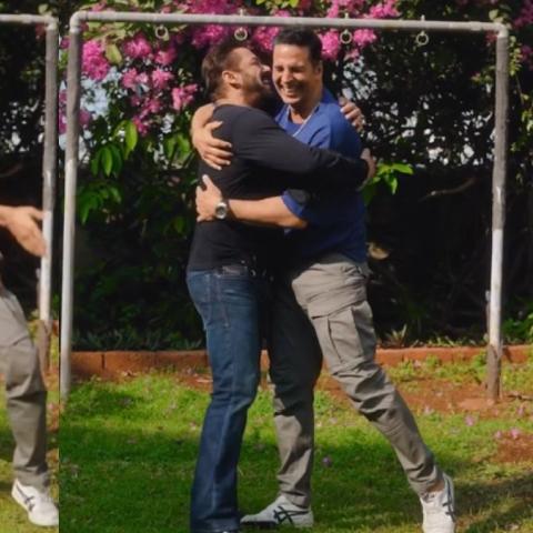 أكشاي كومار و سلمان خان - صورة من السوشيال ميديا