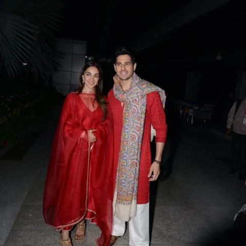 سيدهارث مالهوترا كيارا أدفاني - صورة من حساب Bollywood Hungama على انستقرام